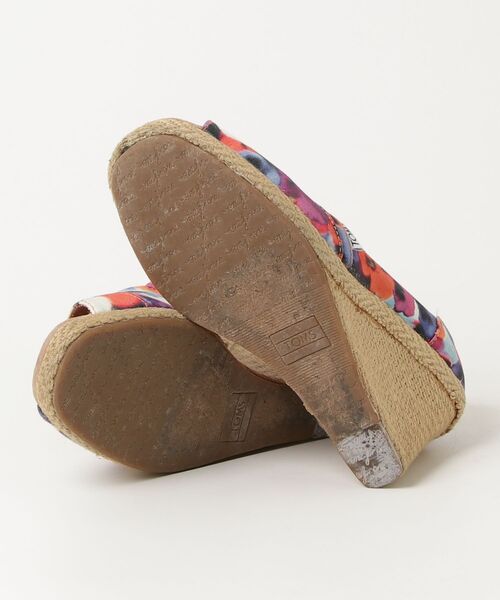 「TOMS」 フラットサンダル US6.5 オレンジ レディース_画像3