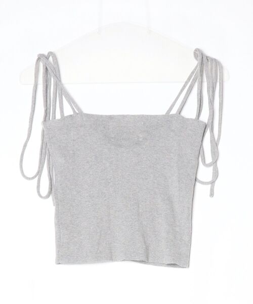 「extreme cashmere」 キャミソールニット - グレー レディース_画像2
