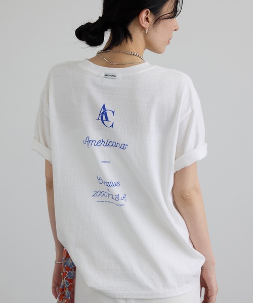 AMERICANA（アメリカーナ） tシャツ 半袖 「Americana（アメリカーナ