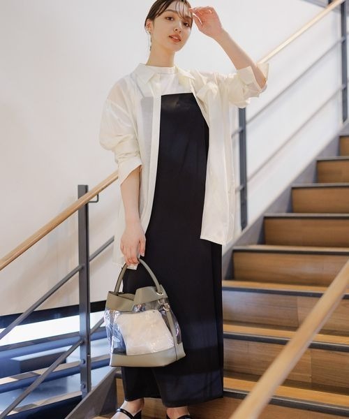 「Andemiu」 キャミソールワンピース FREE ブラック レディース_画像2