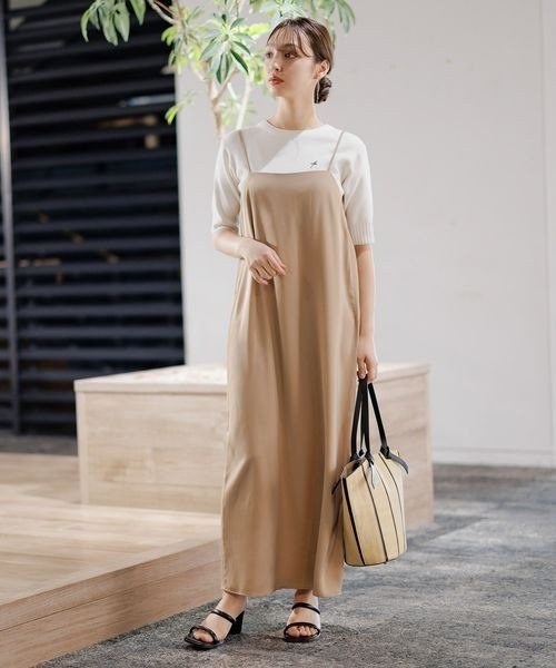 「Andemiu」 キャミソールワンピース FREE ブラック レディース_画像5