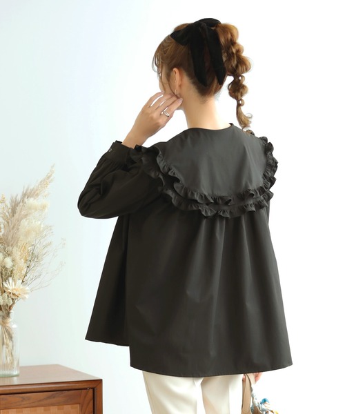 「MERAKI」 長袖ブラウス FREE ホワイト レディース_画像9