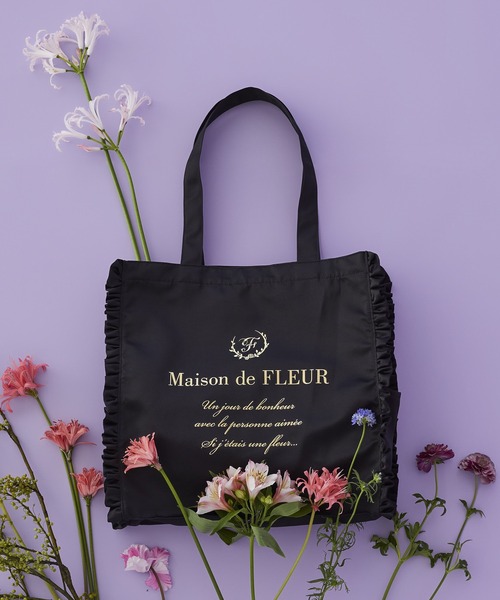 メゾンドフルール Maison de FLEUR(メゾンドフルール) / 2Wayジャガードスクエアトート