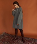 「titivate」 ニットワンピース M ブ...の詳細画像2