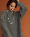 「titivate」 ニットワンピース M ブ...の詳細画像3