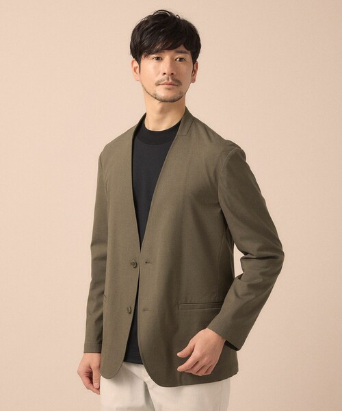 TAKEO KIKUCHI（タケオキクチ） ジャケット ノーカラージャケット 「ON