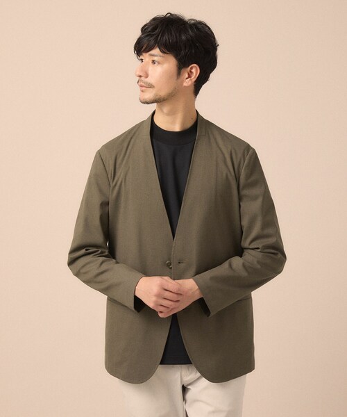 TAKEO KIKUCHI（タケオキクチ） ジャケット ノーカラージャケット 「ON