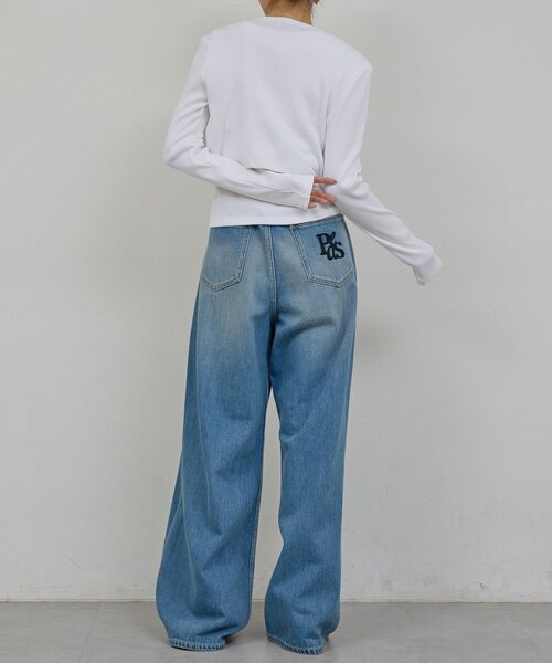 美品　ワイドデニム　GALLARDAGALANTE GALLARDAGALANTE（ガリャルダガランテ） ジーンズ デニム デニムパンツ