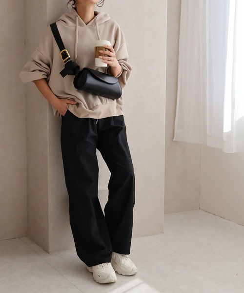 「Social GIRL」 イージーパンツ M チャコール レディース_画像6