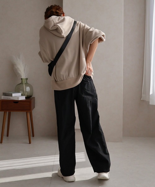 「Social GIRL」 イージーパンツ M チャコール レディース_画像8