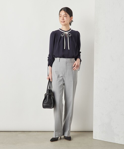 「NOLLEY'S Sophi」 パンツ 38 ライトグレー レディース_画像3