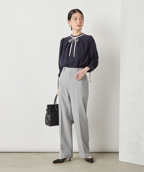 「NOLLEY'S Sophi」 パンツ 38 ライトグレー レディース_画像4