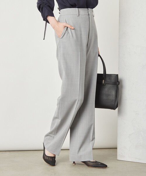 「NOLLEY'S Sophi」 パンツ 38 ライトグレー レディース_画像8