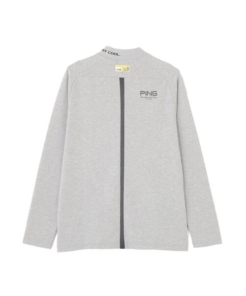 PING グレー Mサイズ 長袖シャツ PING（ピン） tシャツ 「PING APPAREL」冷感ポンチハイネックシャツ