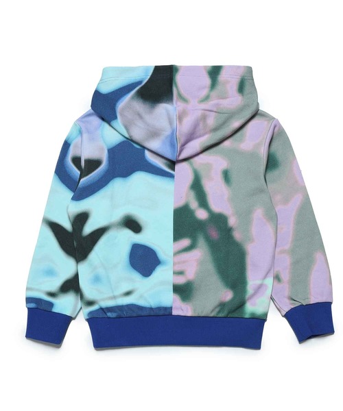 「DIESEL KIDS」 「KIDS」プルオーバーパーカー 4Y ブルー キッズ_画像3