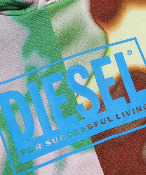 「DIESEL KIDS」 「KIDS」プルオーバーパーカー 4Y ブルー キッズ_画像6