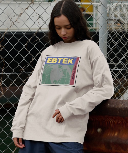 Eddie Bauer（エディーバウアー） tシャツ EBTEK ロゴ 長袖Tシャツ