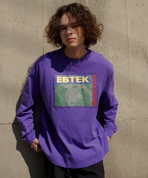 Eddie Bauer（エディーバウアー） tシャツ EBTEK ロゴ 長袖Tシャツ