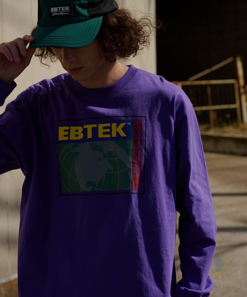 Eddie Bauer（エディーバウアー） tシャツ EBTEK ロゴ 長袖Tシャツ