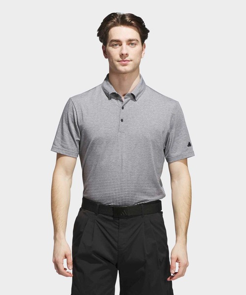 adidas/アディダス ゴルフ ポロシャツ【ライトグレー/Ｌ】新品！ adidas（アディダス） ポロシャツ GO-TO PRT POLO「adidas Golf