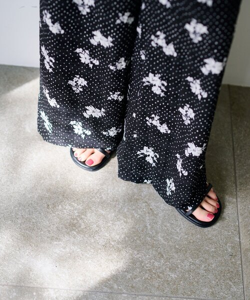 パンツ 「WEB先行」ドットフラワーパンツ レディース_14