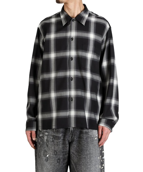 シャツ GOLD / ゴールド：WOOL Super140s TROPICAL OPEN SHIRT：26A-GL29647「MUS」 メンズの画像