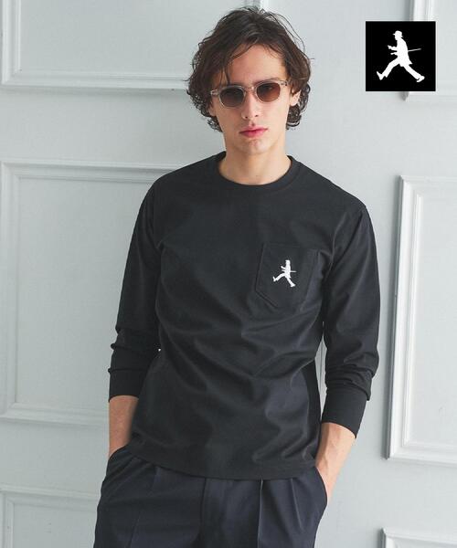 TAKEO KIKUCHI（タケオキクチ） tシャツ 「BOWLER HAT LABEL」クール