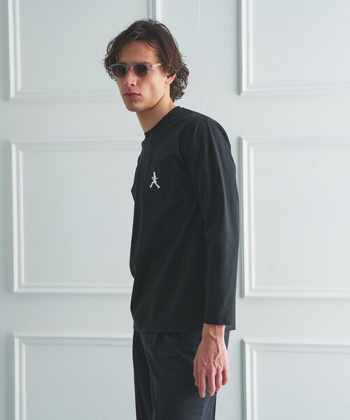 TAKEO KIKUCHI（タケオキクチ） uvカット tシャツ 「BOWLER HAT LABEL