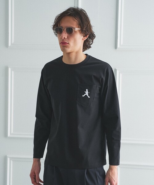 【新品タグ付き】lohen ローヘン　ボキシーラインビックロンT 黒 TAKEO KIKUCHI（タケオキクチ） tシャツ 「BOWLER HAT LABEL」クール