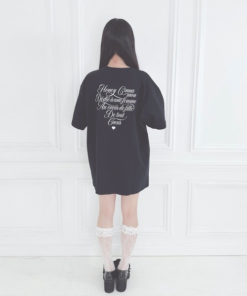 「Honey Cinnamon」 半袖Tシャツ FREE ホワイト レディース_画像7