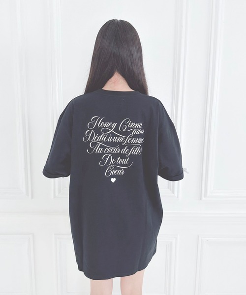 「Honey Cinnamon」 半袖Tシャツ FREE ホワイト レディース_画像8