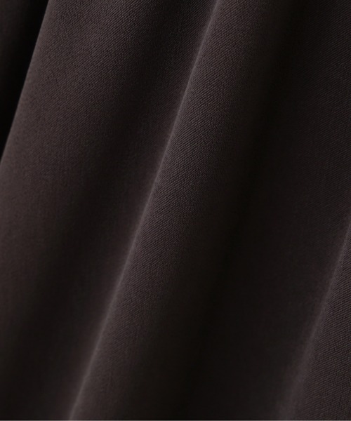 「NATURAL BEAUTY BASIC」 長袖ワンピース LARGE チャコールグレー レディース_画像6
