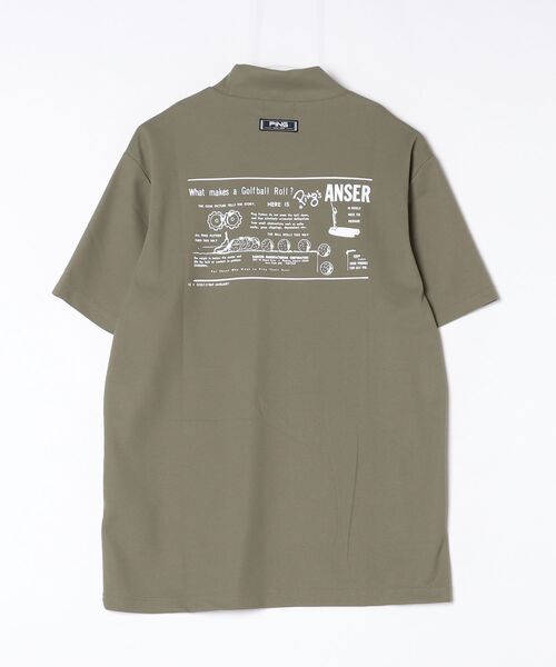 PING（ピン） tシャツ PEカノコ半袖ハイネックシャツ メンズ