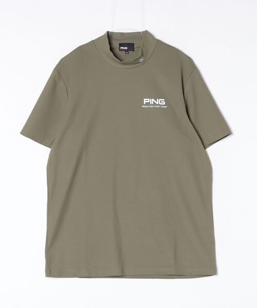 PING（ピン） tシャツ PEカノコ半袖ハイネックシャツ メンズ
