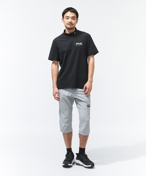 PING(ピン) tシャツ PEカノコ半袖ハイネックシャツ メンズ PING(ピン) tシャツ PEカノコ半袖ハイネックシャツ メンズ