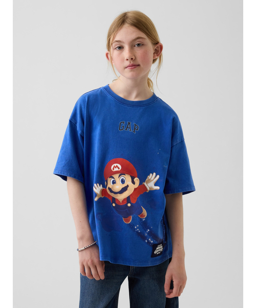 GAP（ギャップ） tシャツ スーパーマリオブラザーズ リラックス