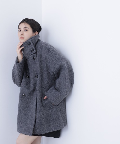 「NATURAL BEAUTY BASIC」 テーラードジャケット SMALL グレー レディースの画像