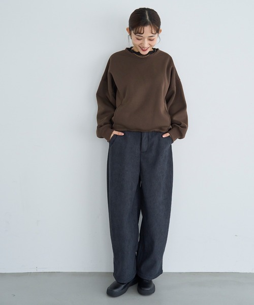 「mil」 パンツ - グレイッシュベージュ レディース_画像3