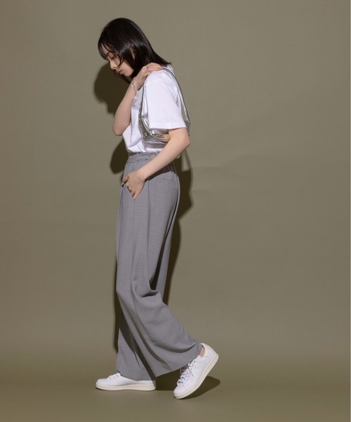 「Eimee Law」 半袖Tシャツ 38 ブラック×ホワイト レディース_画像5