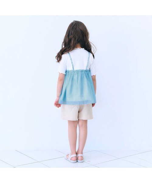 「apres les cours」 「KIDS」半袖カットソー 110 ブラック キッズ_画像7