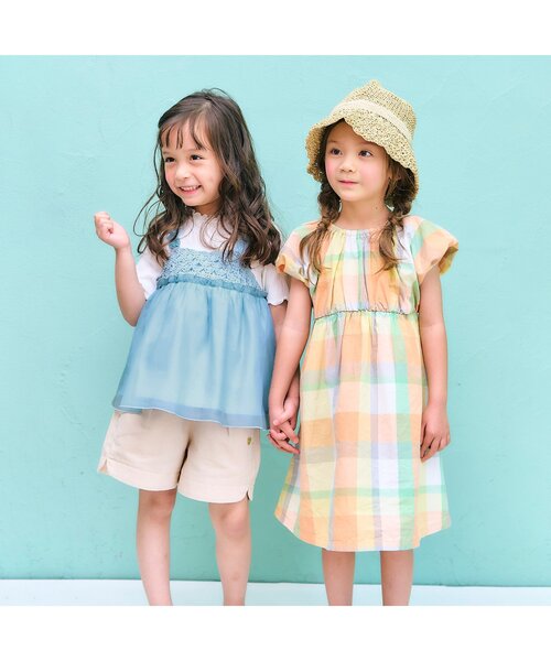 「apres les cours」 「KIDS」半袖カットソー 110 ブラック キッズ_画像8