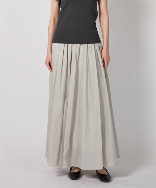 CLANE（クラネ） ロング スカート CLANE VOLUME FLARE AIRY SKIRT