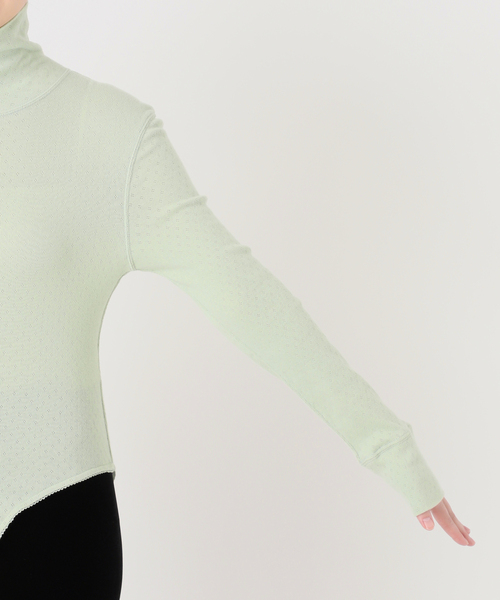 tシャツ 「PAN for LULU」EYELET MESH LACE TURTLE レディースの画像