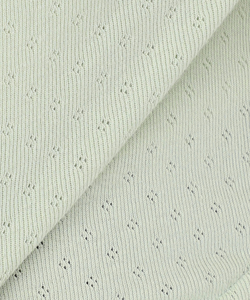 tシャツ 「PAN for LULU」EYELET MESH LACE TURTLE レディースの画像