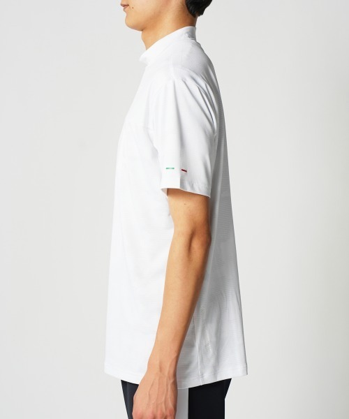 bagjack golf CORDURA モックネックシャツ ホワイト bagjack golf