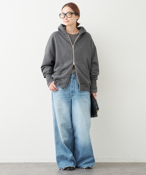 【EVERYDAY I LIKE.】ジップアップパーカー Deuxieme Classe（ドゥーズィエムクラス） 「EVERYDAY I LIKE.」ジップ