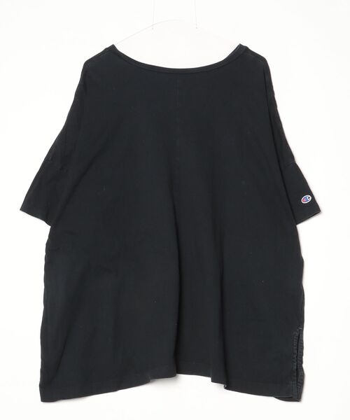 TENDERLOIN Champion 7分袖 カットソー Lサイズ Champion（チャンピオン） 7分袖カットソー M ブラック レディース