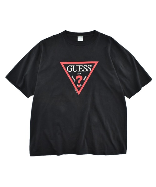 GUESS（ゲス） tシャツ 「USED」90's デッドストック ロゴ Tシャツ USA