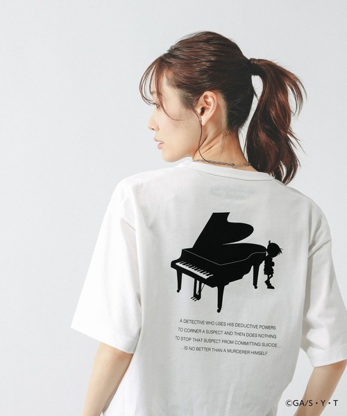 GLOBAL WORK（グローバルワーク） tシャツ 「名探偵コナン 