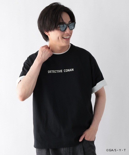 GLOBAL WORK（グローバルワーク） tシャツ 「名探偵コナン 